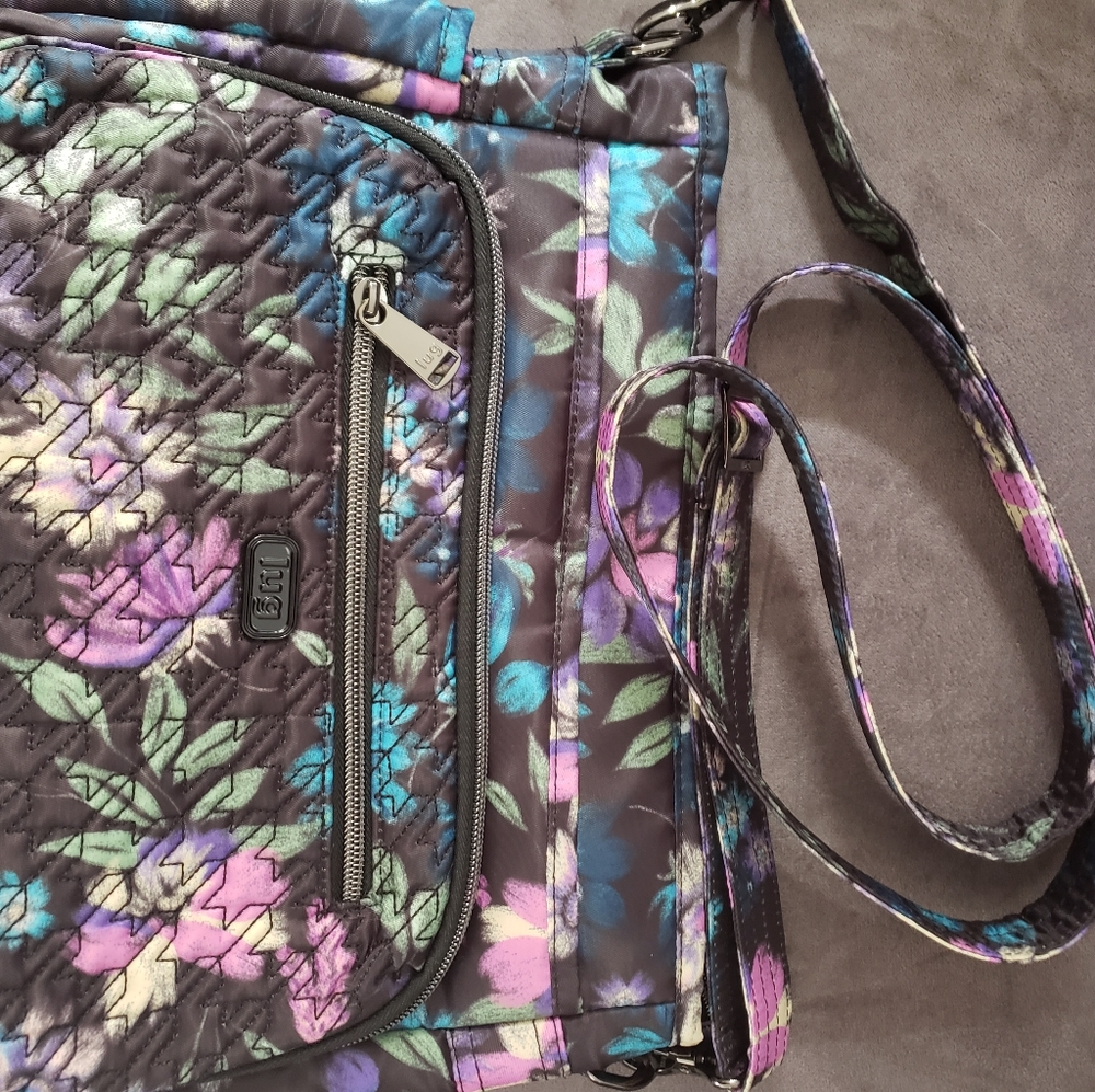 Lug Shimmy in Bloom Black